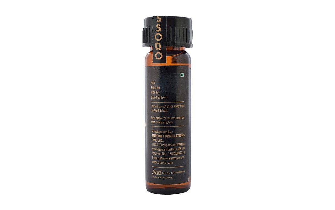 Ossoro Natural Vanilla    Glass Bottle  30 millilitre